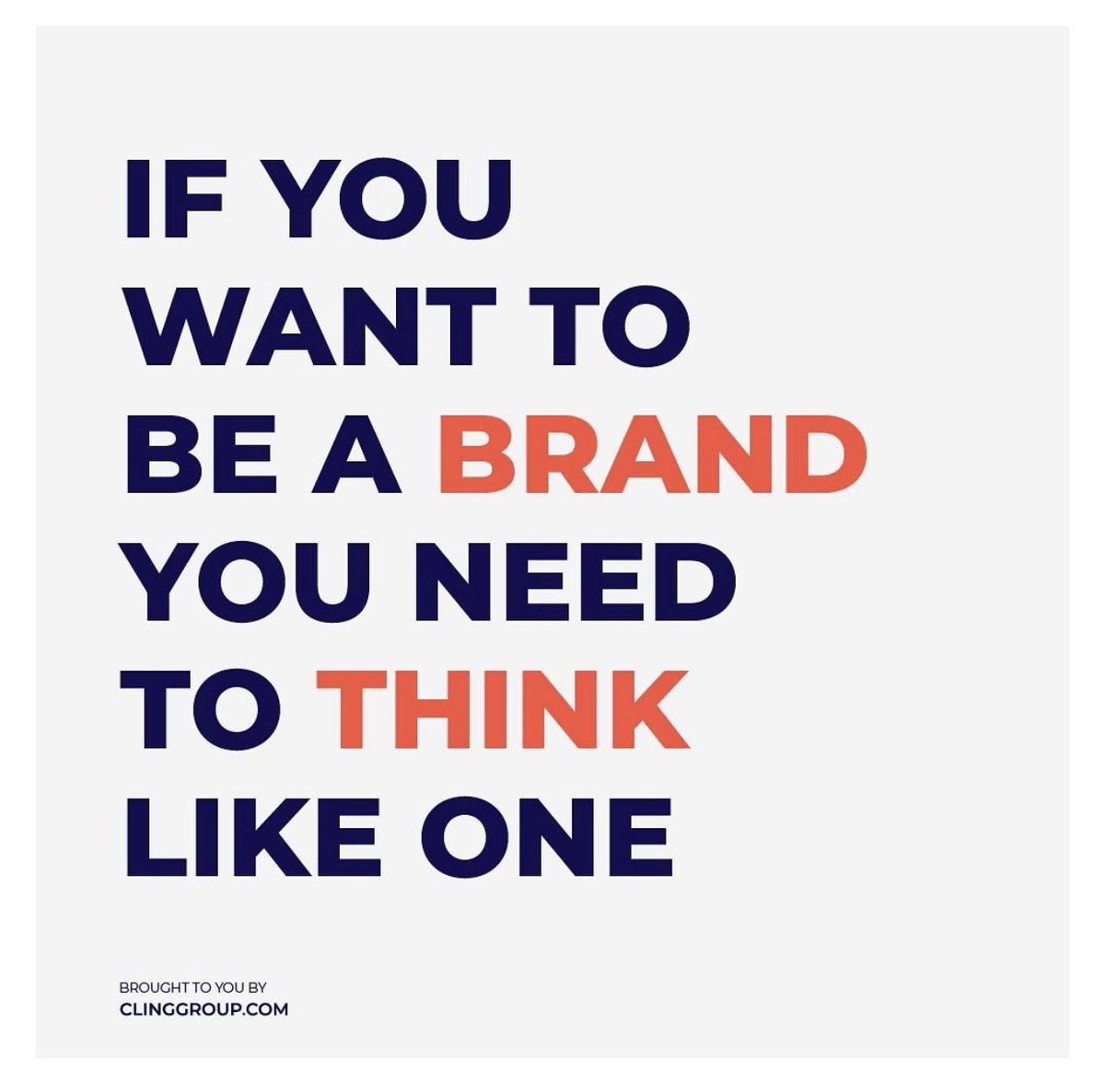 Clingllc's tweet photo. You wanna be one of the big brands, you wanna compete? If yes then you need to think like a brand. But how do I do that? 
1- Build trust; be honest, be real.
2- Stop selling stuff and start promoting ideas.
3- Personalize yourself.
.
.
To be continued 
Read more IG@cling.llc https://t.co/KFSfrJQygj