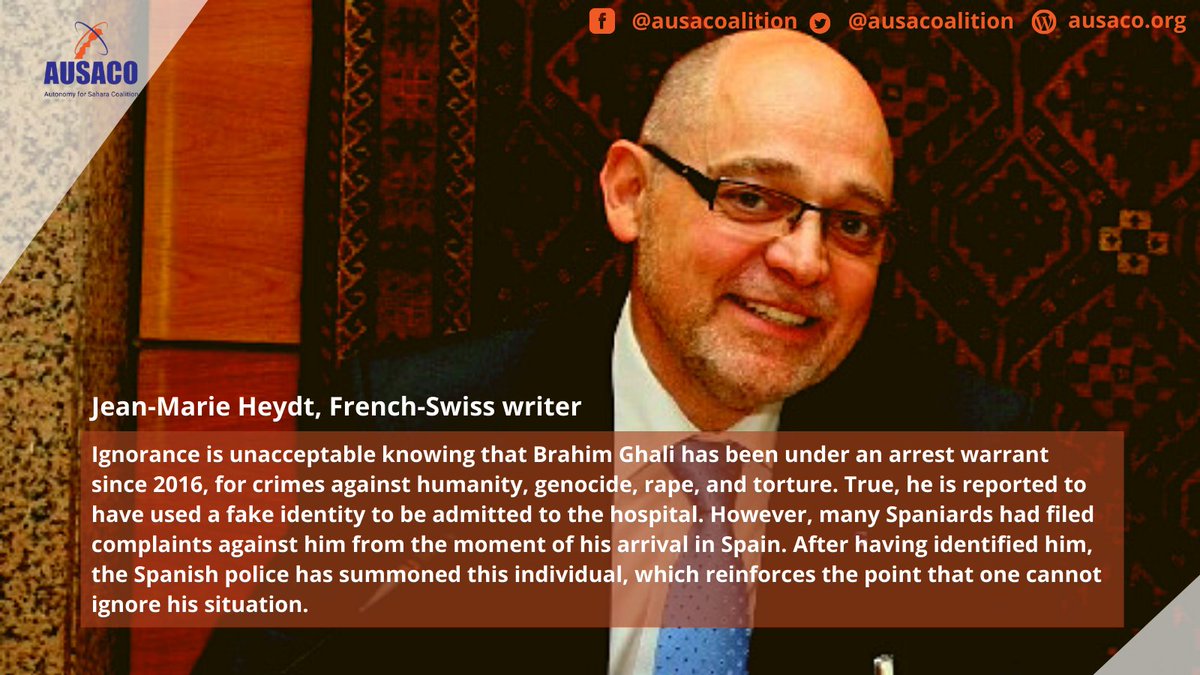 ausacoalition's tweet photo. Obstructing access to #judicial recourse, by covering-up a criminal is a disgraceful and reprehensible act from @MAECgob and #Spanish authorities. Holding up victim's rights is inescapable.
#stoppolisario #stop_polisario #ghalimustpay #timesupghali #timesup #Ghaligate https://t.co/BbFu8sf21j