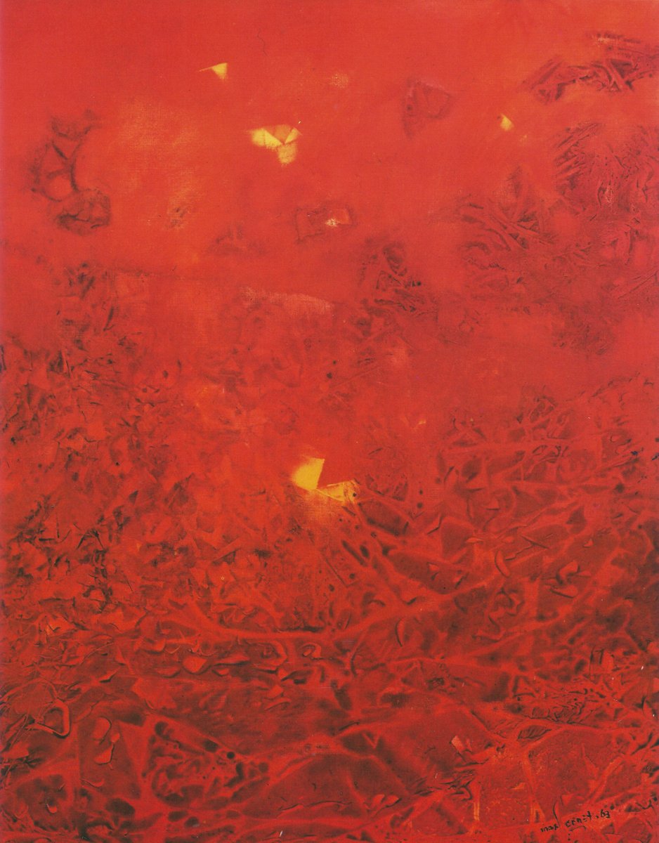 artisternst's tweet image. Le jardin de la France, 1962 #maxernst #ernst