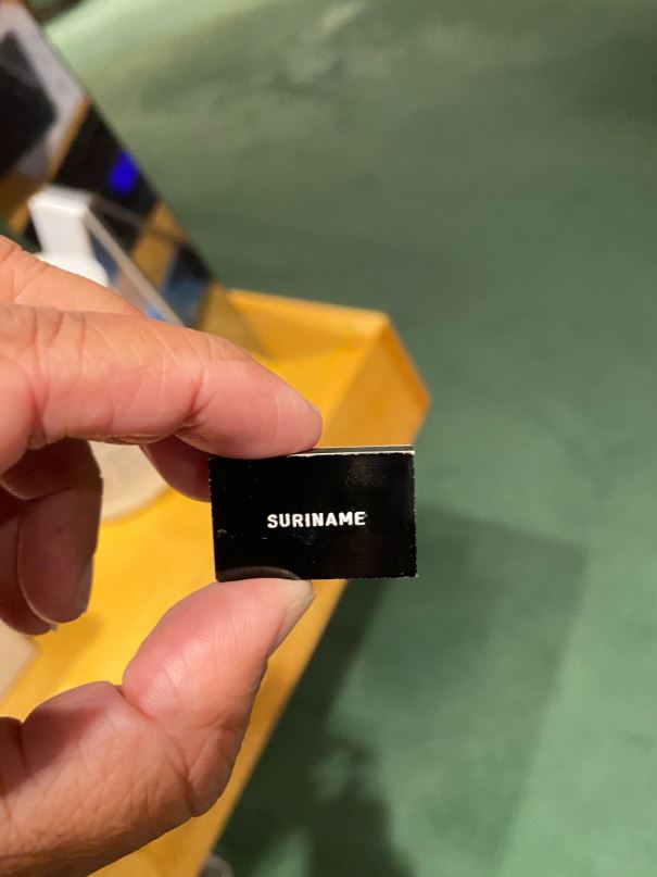 Once a year the Secretary-General picks the name of member state out of a box to determine which country will have seat 1A in the next session of the General Assembly. This year's winner: Suriname!