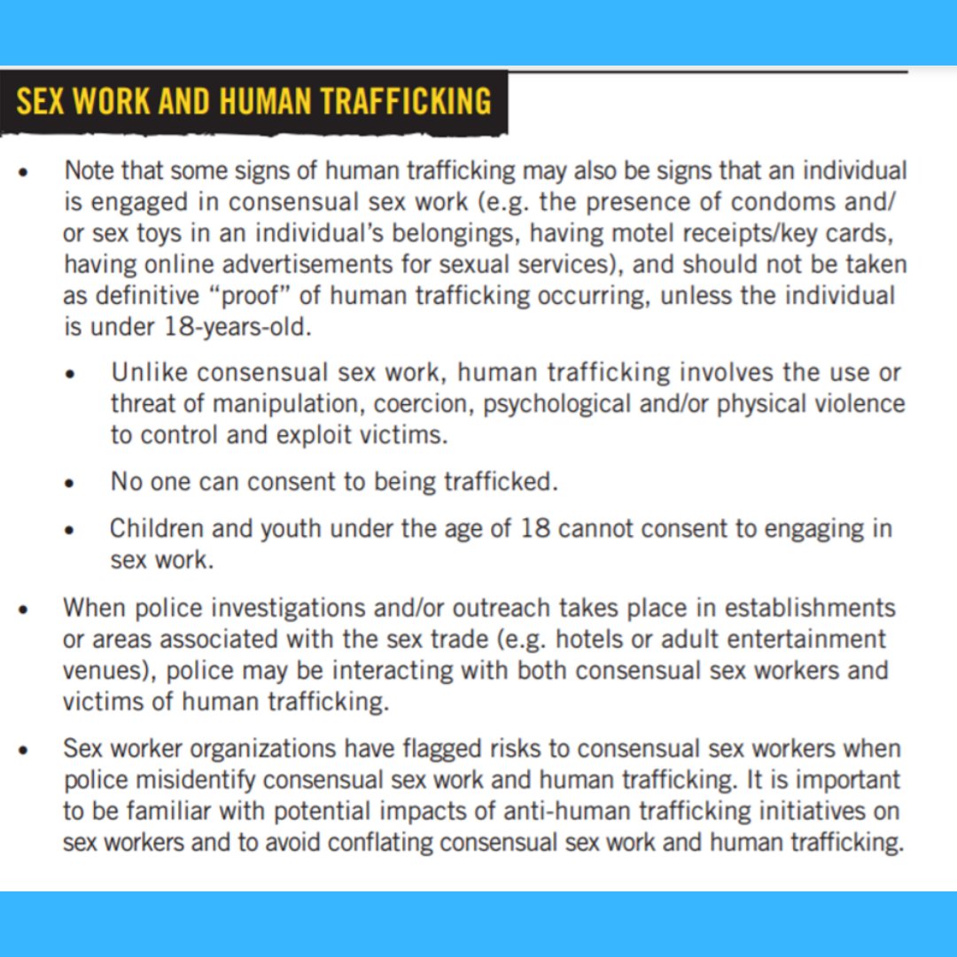 HTinWC's tweet photo. Many believe that sex work and #humantrafficking are the same. They’re not. Sex work involves a transaction between two consenting adults. Human trafficking involves someone who is being forced to participate. #HTinWC #KnowHumanTrafficking #WSWU https://t.co/7DXaROW5t5