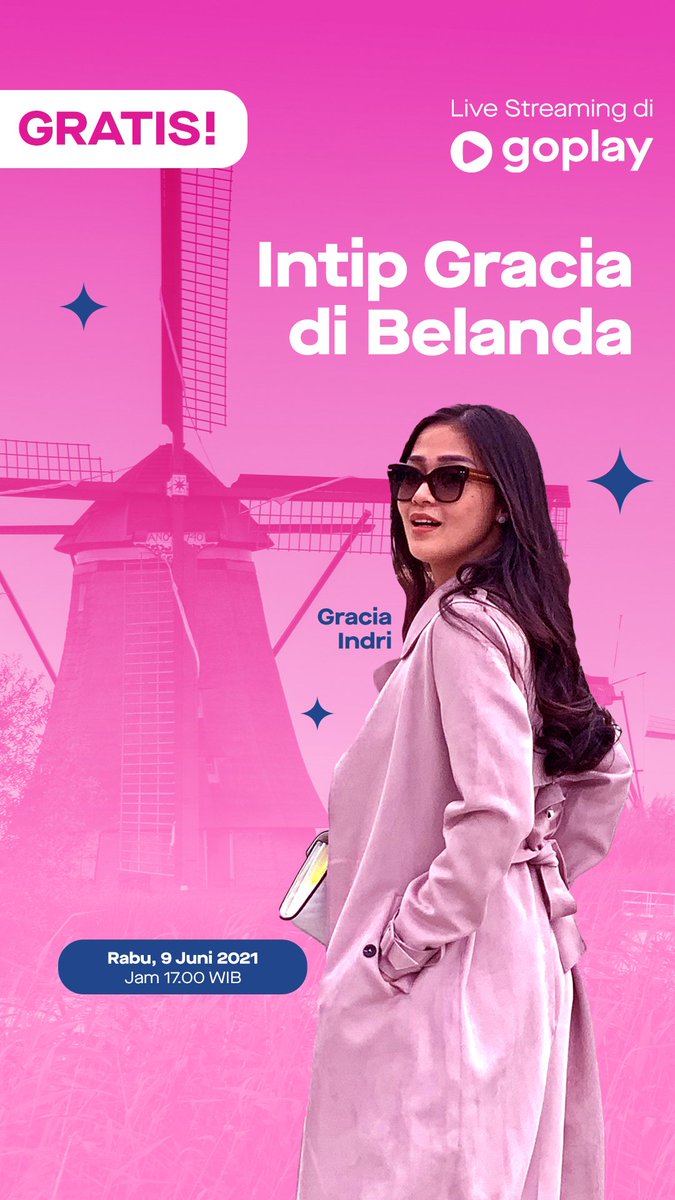 Yuk sharing diet sambil bikin Sushi dan dapetin Saldo Gopay total Rp500.000 , 
Rabu 9 Juni 2021 pk17.00 Wib
goplay.co.id/live/bikin-sus…