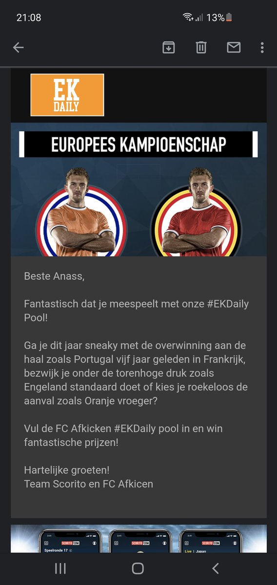 AnassMeknesi's tweet photo. #EKDaily ik doe nu ook mee met #EKPool @FCAfkicken https://t.co/YHRQZf2bDQ