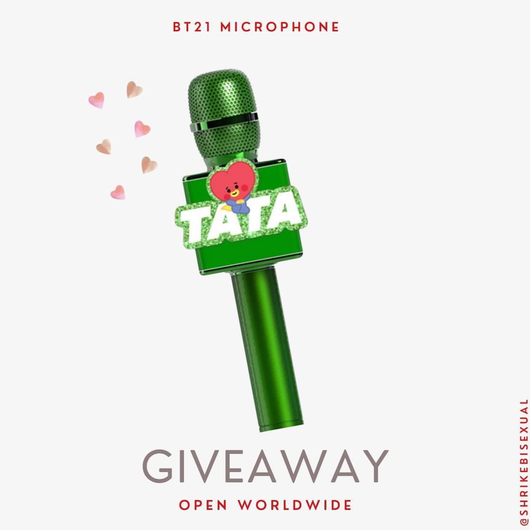 snowflowergifts's tweet image. ミ♡ BELOVED TATA MIC GIVEAWAY

— 1 winner, worldwide
— retweet to enter 
— see reply for details
— ends 1 week, good luck!!