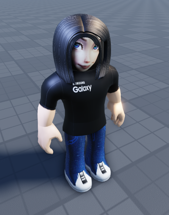 Choo/shu (蝶) on X: tried making samsung galaxy waifu in roblox