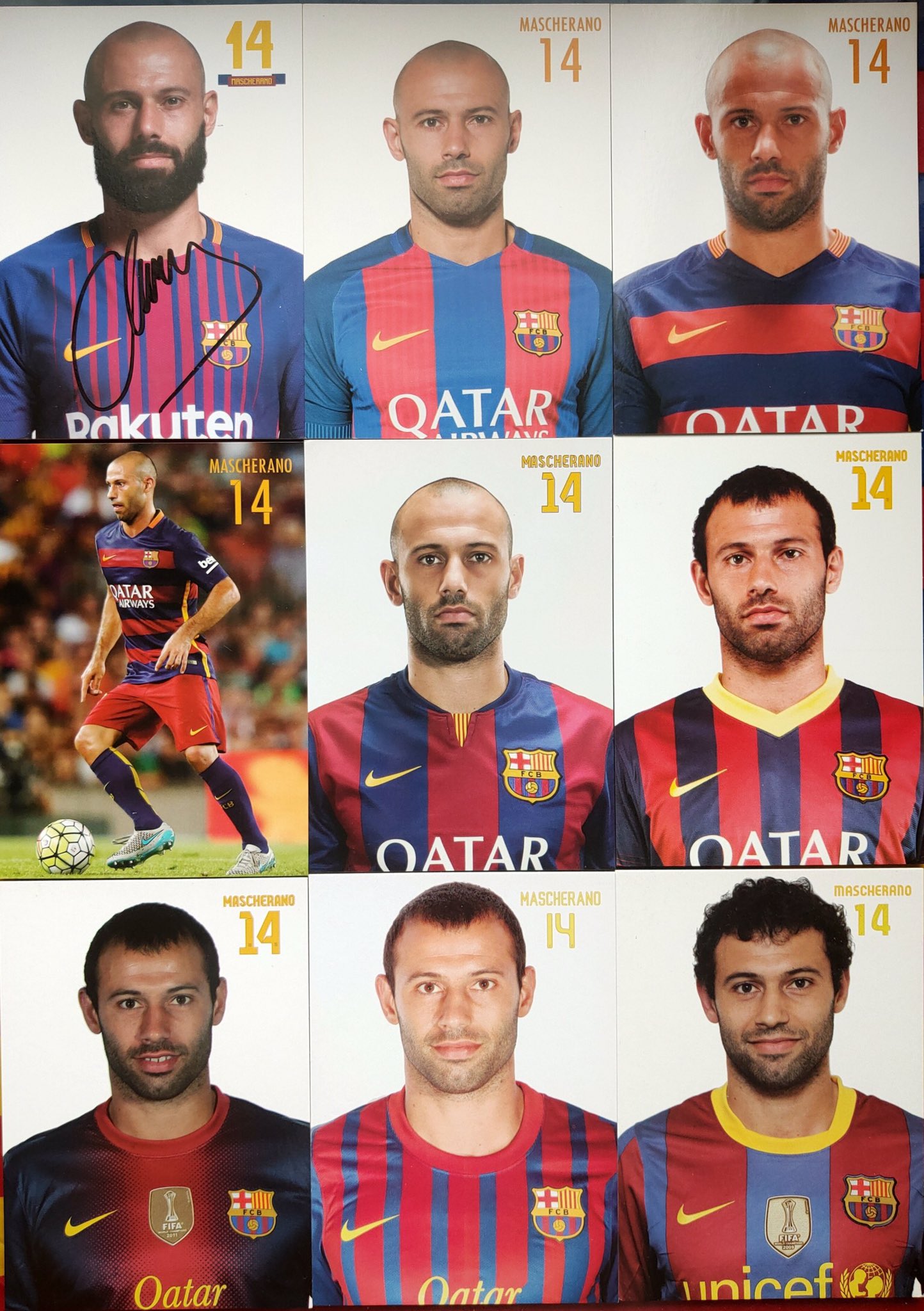 Blaugrana China wish Mascherano happy birthday!
Javier Mascherano 