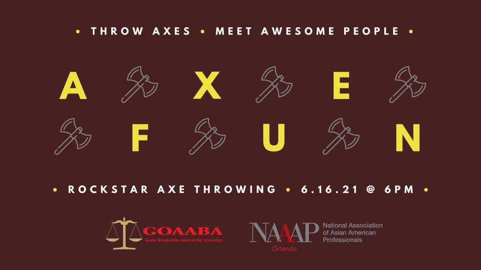 🚨 #MondayMemos ✔7/1/20-Membership Renewal & Registration ✔6/16/21 at 6pm -Rockstar Axe Throwing Meet Up with NAAAP. ✔2021-2022 Board Announcement Check out our Facebook page for the list of upcoming board members and their respective roles for the new term starting in July!