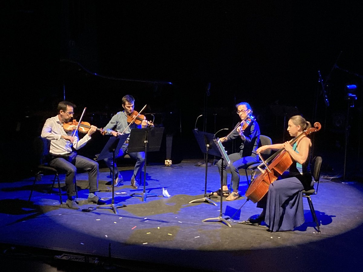 Th_contempo's tweet photo. Fantastique soirée #ActionCreation @francemusique en 🚨 de la @Lascalaparis !
Le Quatuor Tana, Karol Beffa, l’ensemble Liken, le duo Xamp, une création énorme de Bastien David...la création comme on l’aime, dans toute sa diversité !
@EmilieMunera @RodolpheBB https://t.co/7R0Z13UHXs
