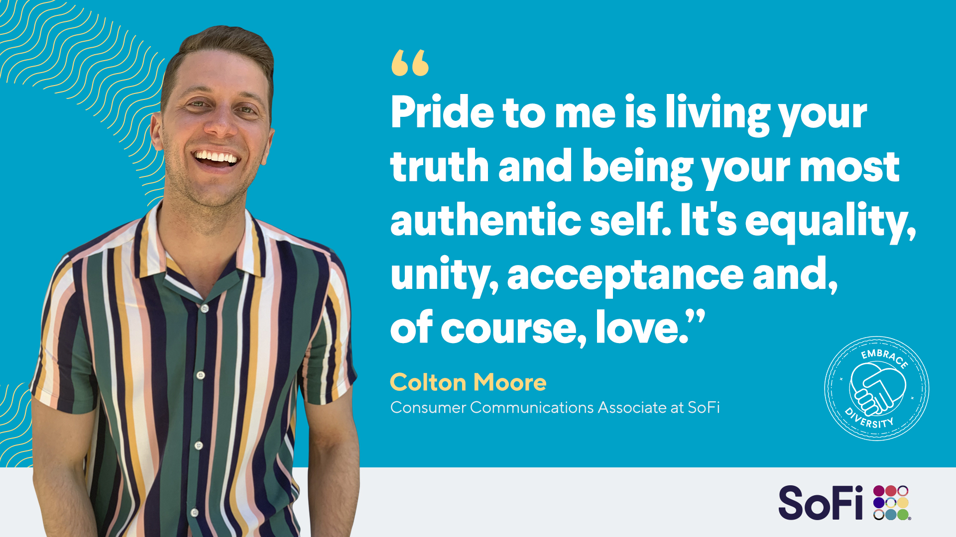 SoFi on X: We're proud that diversity is one of the values that we live  every day here at SoFi. To celebrate #PrideMonth, we're sharing the voices  of our employees and members.