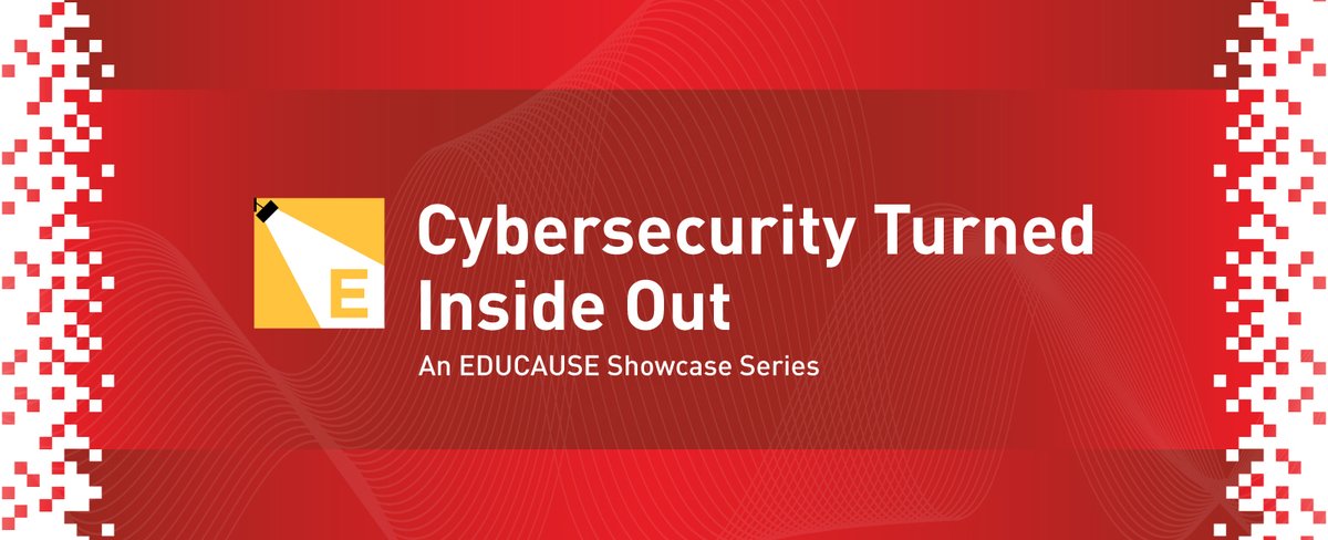 @EDUCAUSE releases the latest topic in its new #EDUCAUSEShowcase
Series spotlighting some of the most urgent issues in #HigherEd. Check
out Cybersecurity Turned Inside Out
educause.edu/showcase-serie…
#EDUCAUSEAmbassador #Cybersecurity #InfoSec #Privacy #Security
#HigherEd