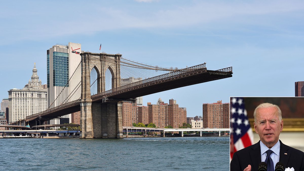 Biden Offers Infrastructure Concession By Partially Demolishing Brooklyn Bridge bit.ly/3iotl6Z