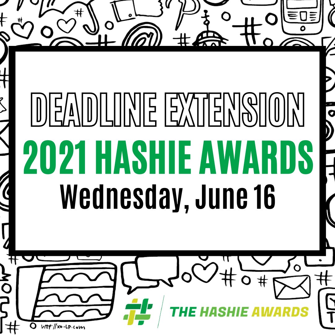 SocialMediaDSM's tweet photo. You asked, we're delivering! We know this past year has been tough. To make sure your hard work, sweat and tears don't go unnoticed, we're extending the #2021Hashies deadline until Wednesday, June 16! 🙌

Enter today at https://t.co/JMbhzvfgfx  #️⃣ https://t.co/iUnWzH3NnW