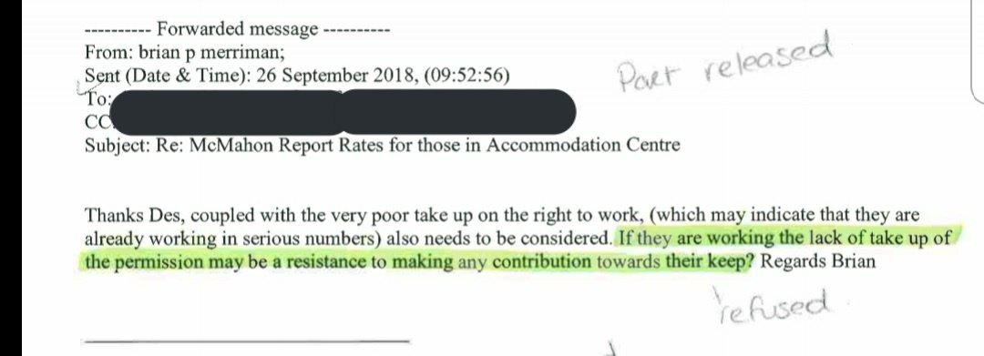 Hi <a href="/DublinPride/">Dublin LGBTQ+ Pride</a>, 

When Noel Grealish, Peter Casey, or Gemma O'Doherty call asylum seekers 'welfare scroungers', we call them racist. What do you think we should call Brian Merriman? (see pic 2). He was responsible for procuring new Direct Provision centres.