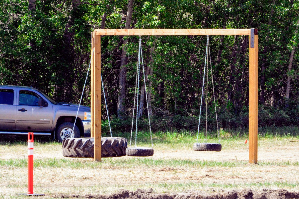 Barneysdrum's tweet photo. Today we want to show you a bit more into the one of the area's within the Boomtown at Barney's!
We've got the #Starmine Slider (giant slide) with a sandpit, tire mountain, tire swings (small &amp; large), horseshoe pits, Giant Jenga, Giant Chess and Giant Checkers as well to enjoy! https://t.co/KEmZ8pyULh