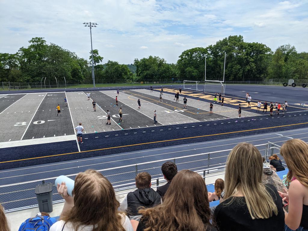 Last day of school, beautiful weather, and the championship game of power kickball... Perfect! #McGuffeyMS