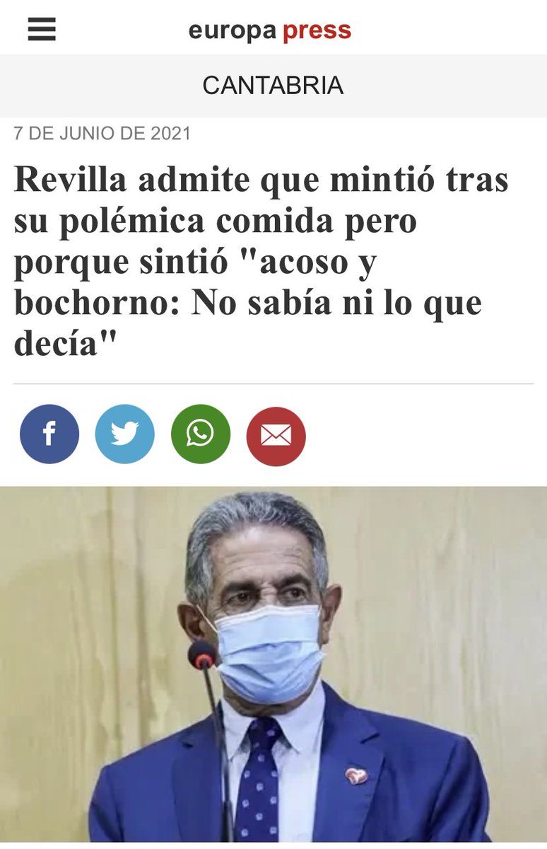 CristobalPlc's tweet photo. Claro que mintió. Y lo hace siempre. Y lo seguirá haciendo. Su política se basa en mentir sin ningún tipo de pudor. 
Y todavía no ha pedido perdón por comparar a los hosteleros con terroristas. Es deleznable. 
No está legitimado para seguir como Presidente.
#plenocan #Cantabria https://t.co/PS7ktTMyJO