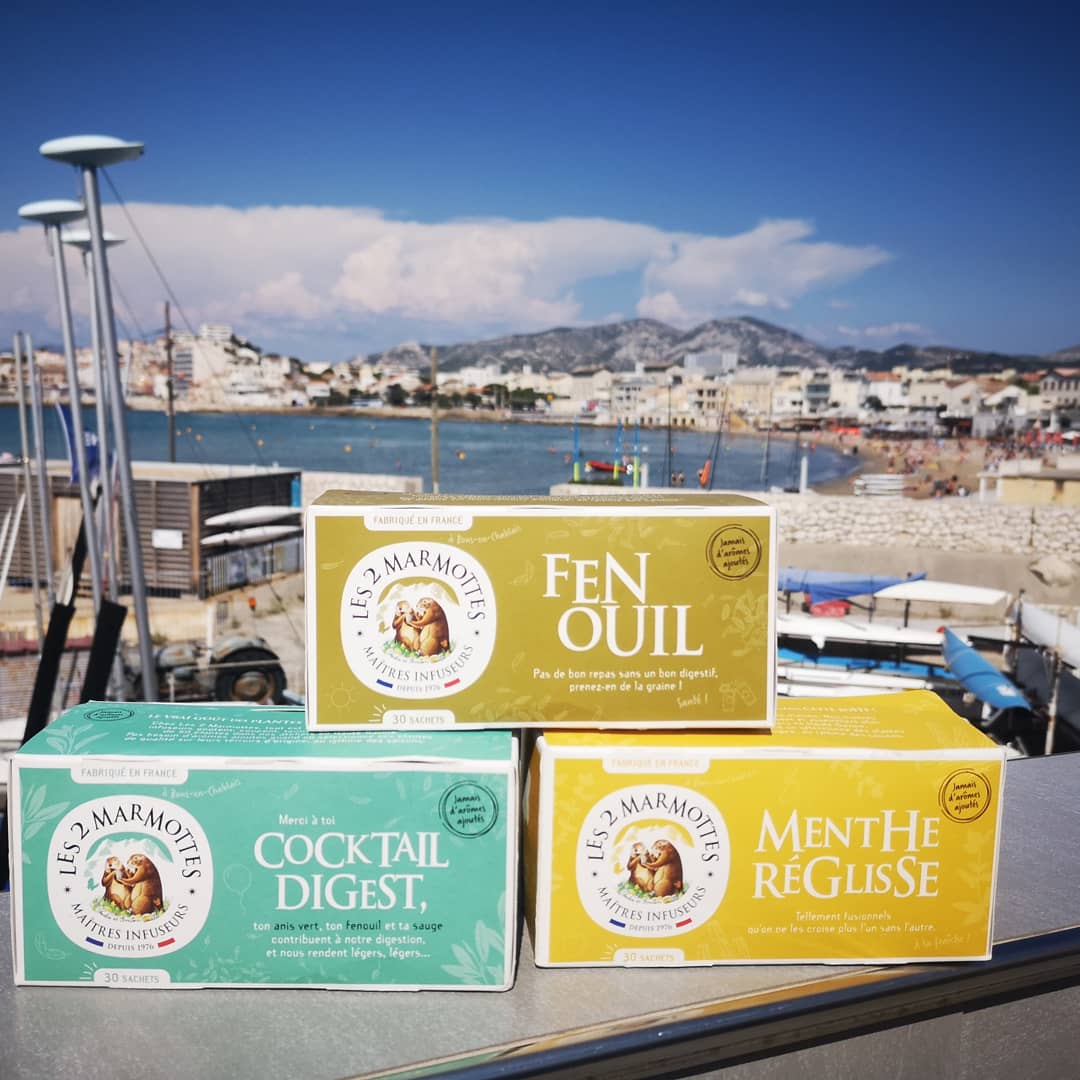 Heureuse d'être ambassadrice @sampleo_france avec @les_2_marmottes #les2marmottes #quedesplantes #infusionsfroides