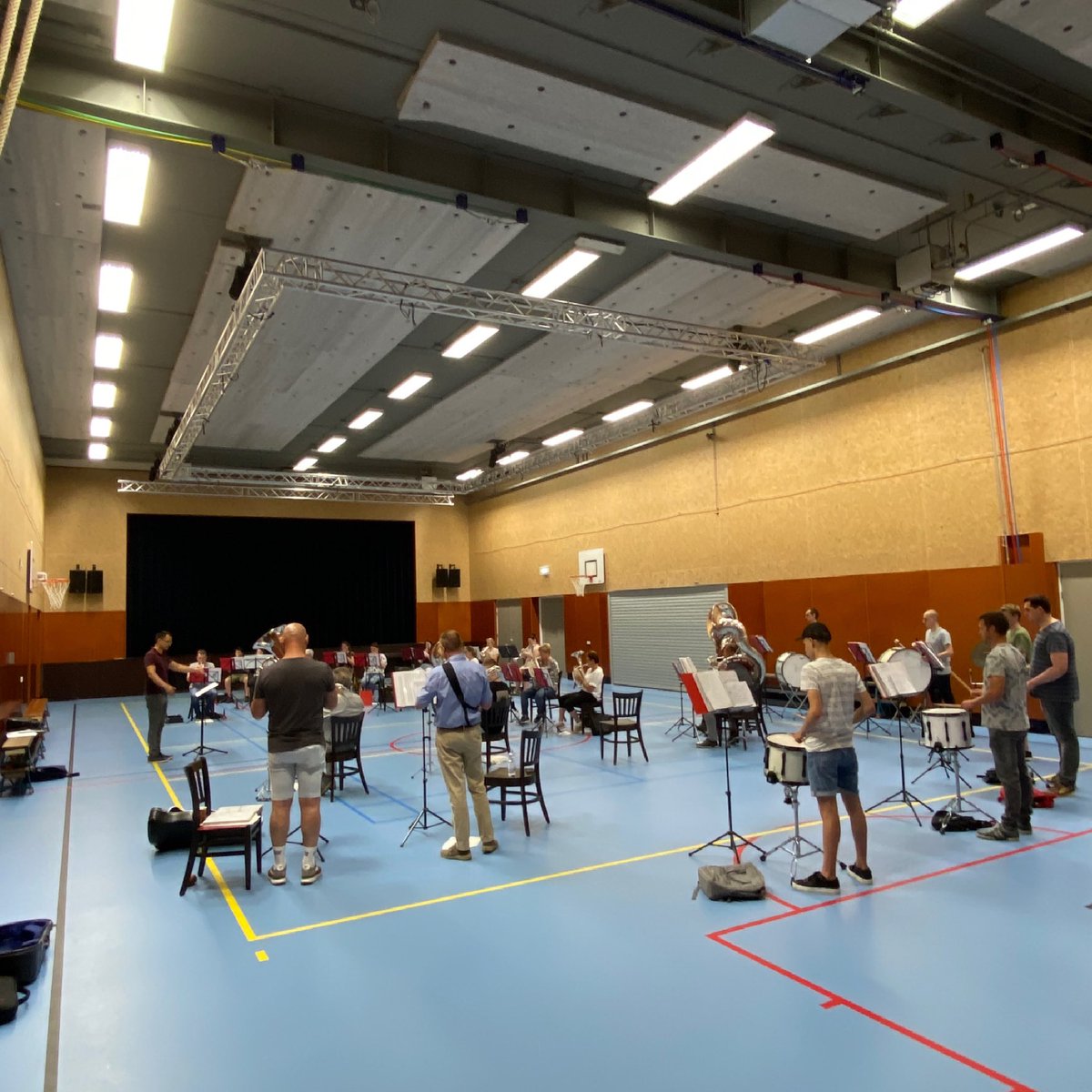 DIOS_Oijen's tweet photo. Na maanden in de Lock Down klinkt er weer muziek vanuit ‘t Hart van Oijen. Yes, eindelijk 🎼🎺 https://t.co/VNI65BNpcl