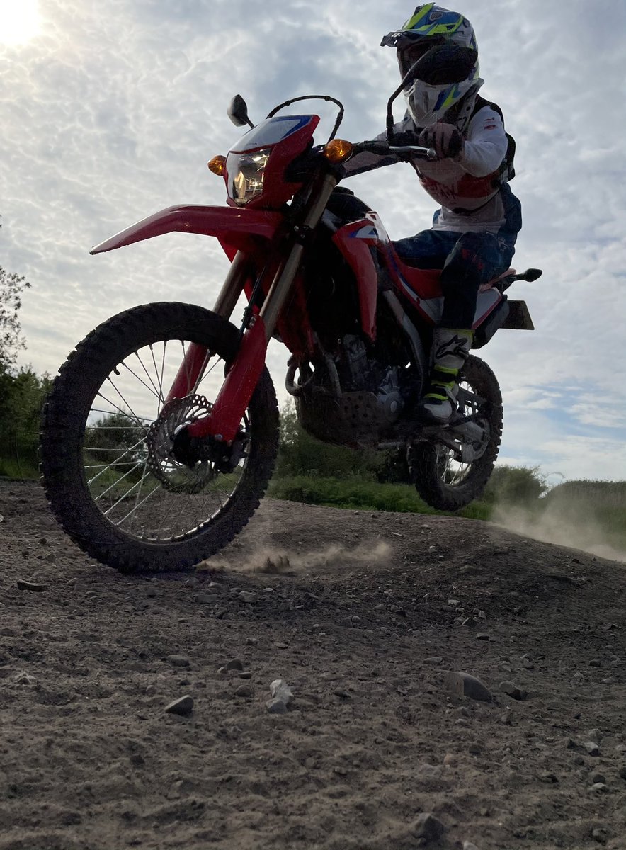 shepbrosbakery's tweet photo. The eldest of the shepherd boys loving the #hondacrf300l @Honda_UK he chucks it around like an 85 😂 https://t.co/Oep6y8dlCW