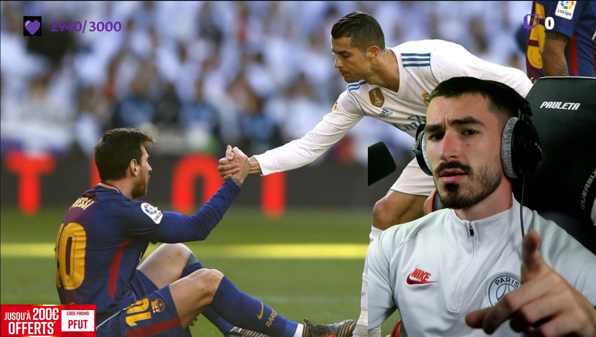 PFut10's tweet photo. UN LIVE MATINALE LA CARREMENT ! BONSOIR LES AMIS INSTALLEZ VOUS MESSI CR7 CE SOIR https://t.co/5Gwv53KKs1 https://t.co/zKEFeFaWIA