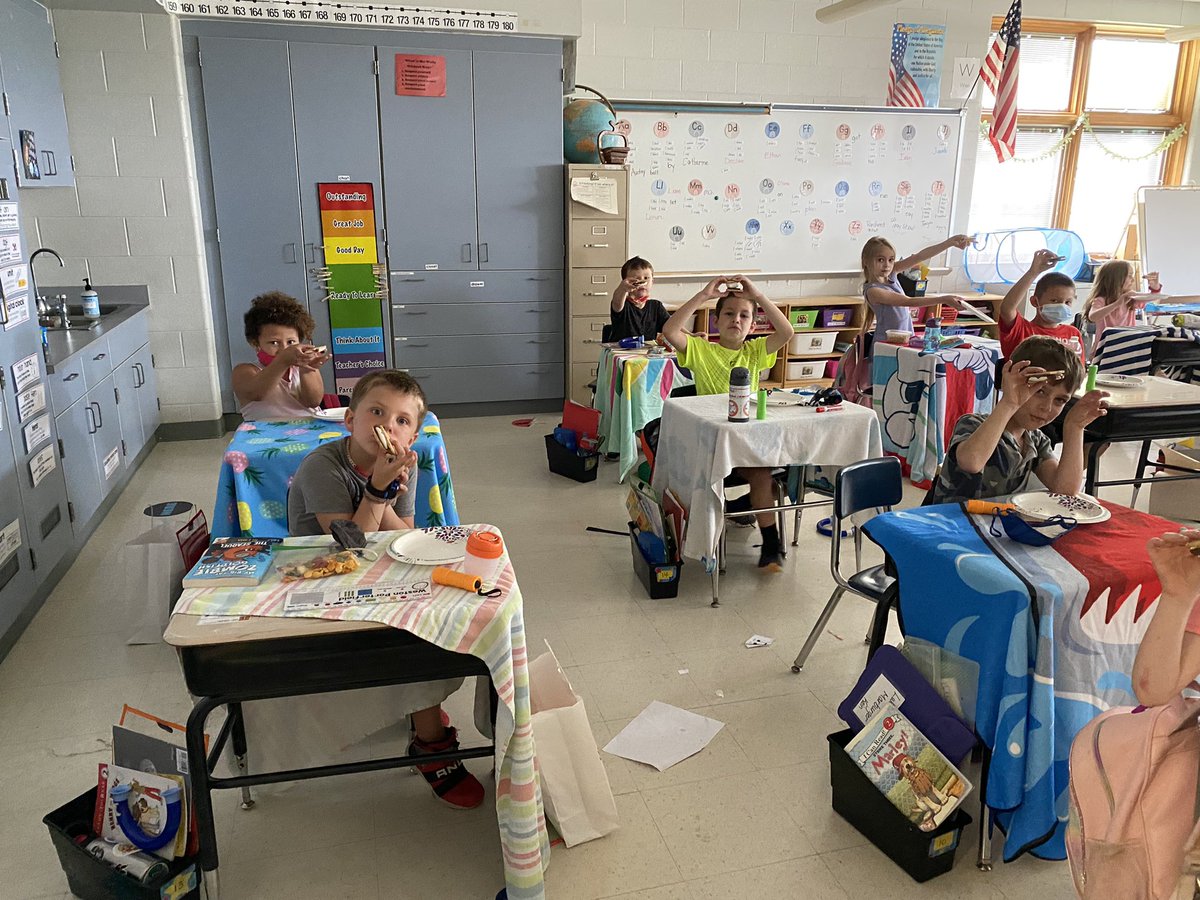 We ended our camp-read-lot day with the best camping treat!