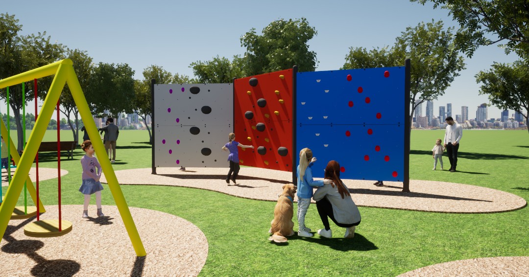 eldowalls's tweet photo. We believe in a climbing wall for every space - especially playgrounds and parks! Made out of weather proof panels and posts, the Adventure Traverse wall belongs anywhere.

#rockclimbing #playground #climbingwall #parksandrec #climbinggym #homeclimbing #bestbackyard https://t.co/usEUai1g9U