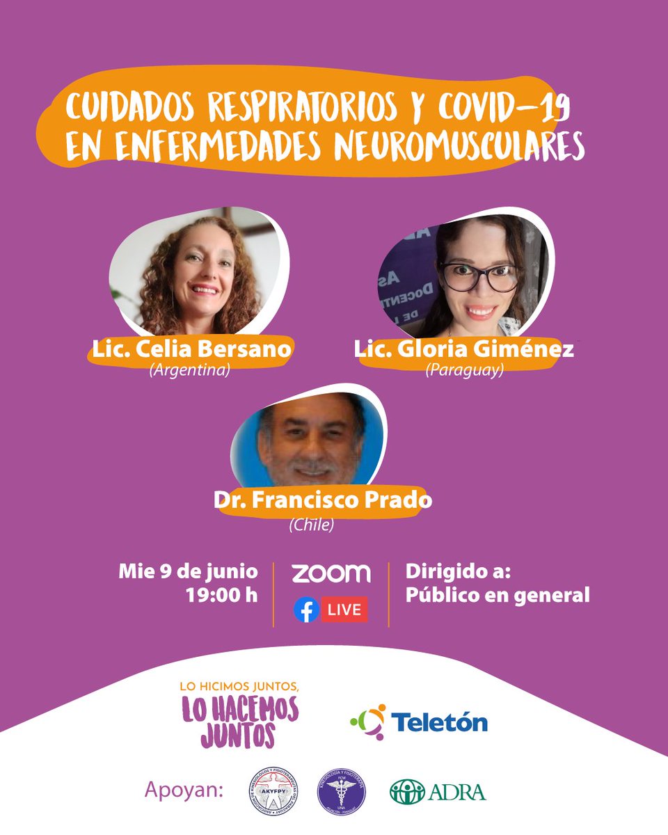 TeletonParaguay's tweet photo. ¡Sumate a este webinar! Para inscribirte, envianos un mensaje ☺️
#LoHacemosJuntos 🤜🤛 https://t.co/8lAPhcP9sk