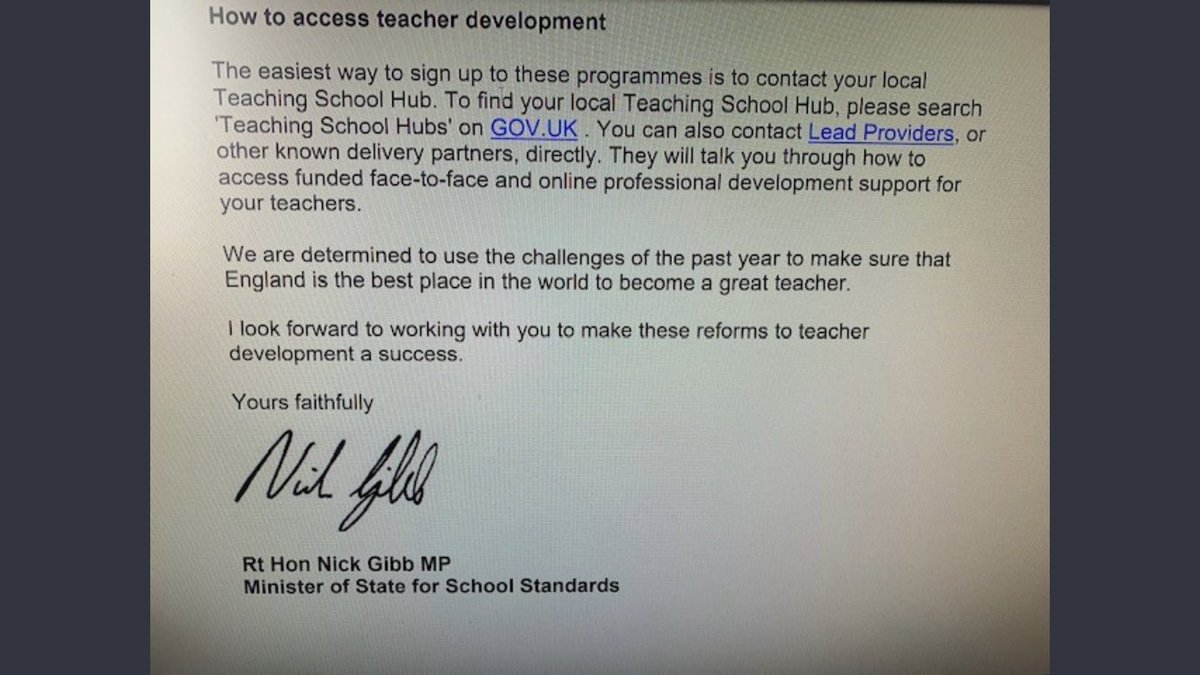 A letter to all schools, from <a href="/educationgovuk/">Department for Education</a> - how to access Early Careers Framework &amp; NPQs - through your LOCAL TEACHING SCHOOL HUB. We are proud to be working across Milton Keynes, Bedfordshire, Luton, North Herts, Stevenage, East Herts. Please contact us!