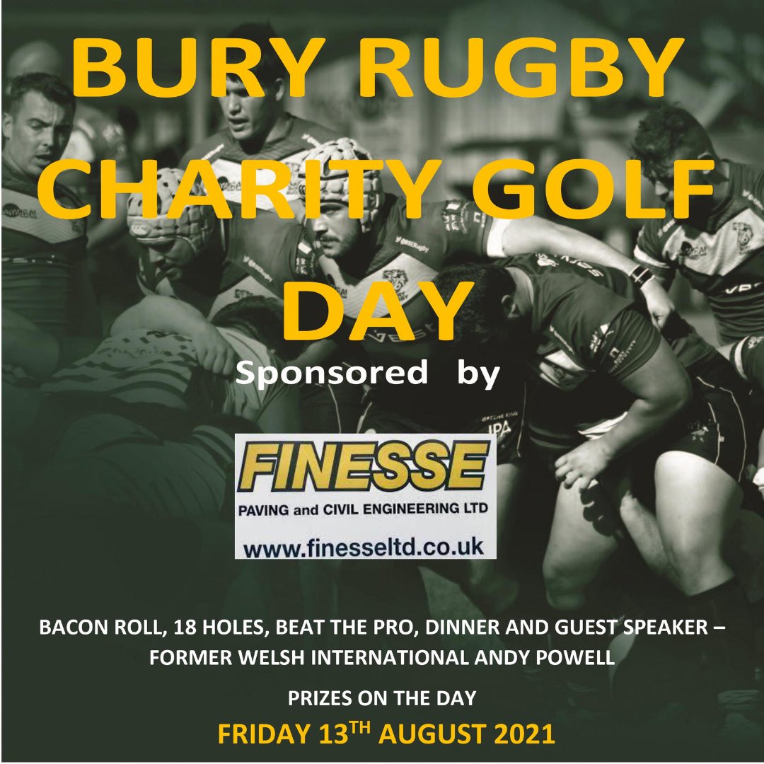 Bury St Edmunds Rugby (@bserugby) on Twitter photo Meet the 2021/22 season Bury St Edmunds Pro-Am squad on our charity golf day being held <a href="/TheSuffolkGC/">The Suffolk Golf Club</a>
Teams of 3 £200 per team with a Pro-Am player to make a 4 ball.
Dinner only package £30 per person message us to book your team/place for dinner! #wolfpack #golfday #rugby Meet the 2021/22 season Bury St Edmunds Pro-Am squad on our charity golf day being held <a href="/TheSuffolkGC/">The Suffolk Golf Club</a>
Teams of 3 £200 per team with a Pro-Am player to make a 4 ball.
Dinner only package £30 per person message us to book your team/place for dinner! #wolfpack #golfday #rugby