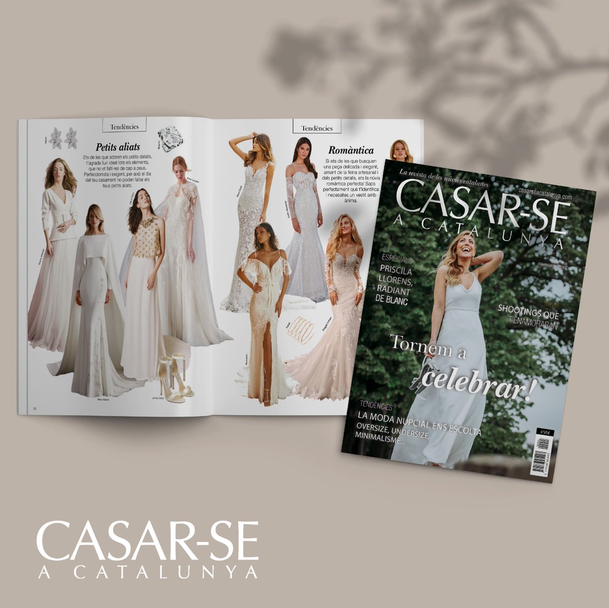 ✨NOU NÚMERO DE CASAR-SE A CATALUNYA✨

Ja hi és aquí el nou número de Casar-se a Catalunya que tant estàvem esperant! TORNEM A CELEBRAR!😍

La pots aconseguir fent  un clic a la nostra web!🤩 Però també podràs comprar-la a alguns <a href="/bonpreuesclat/">Supermercats Bonpreu i Esclat</a> i quioscos!🙌🏼

Compra la teva!❤️