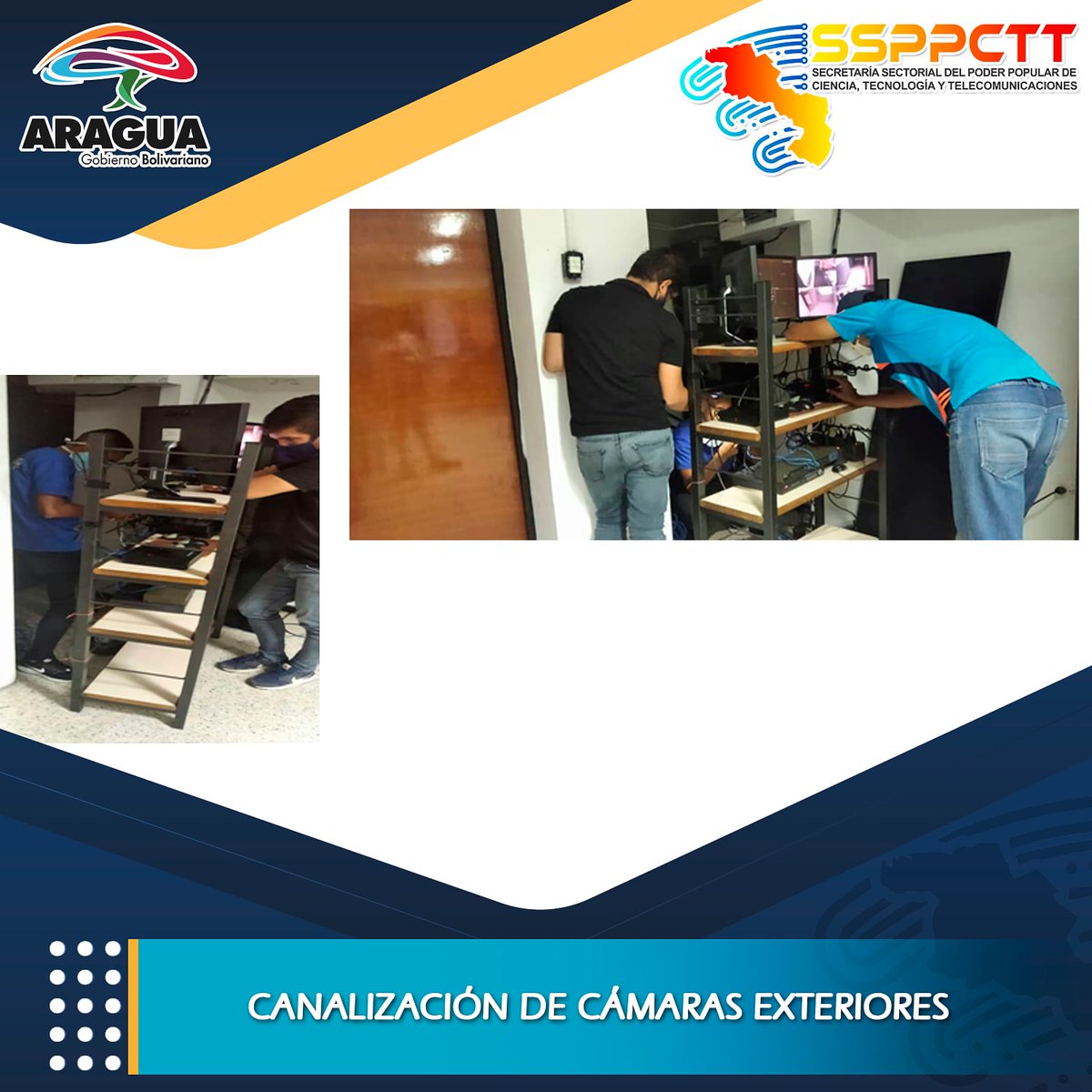 Incentivados por el Gob. <a href="/RMarcoTorres/">Rodolfo Marco Torres</a>, el #18May, la <a href="/SAragua2/">Sara Gua</a>, en conjunto con la <a href="/SoyBva/">SoyBVA</a> y @_171Aragua, continuaron la instalación de cámaras para circuito de video vigilancia en la sede central de @soybva_

#VenezuelaPatriotica

<a href="/DarmasWilliams1/">D'armas Williams Uzcategui</a> <a href="/R_MarcoTorres/">Rodolfo Marco Torres</a> <a href="/Mary_RomeroP/">EP</a>