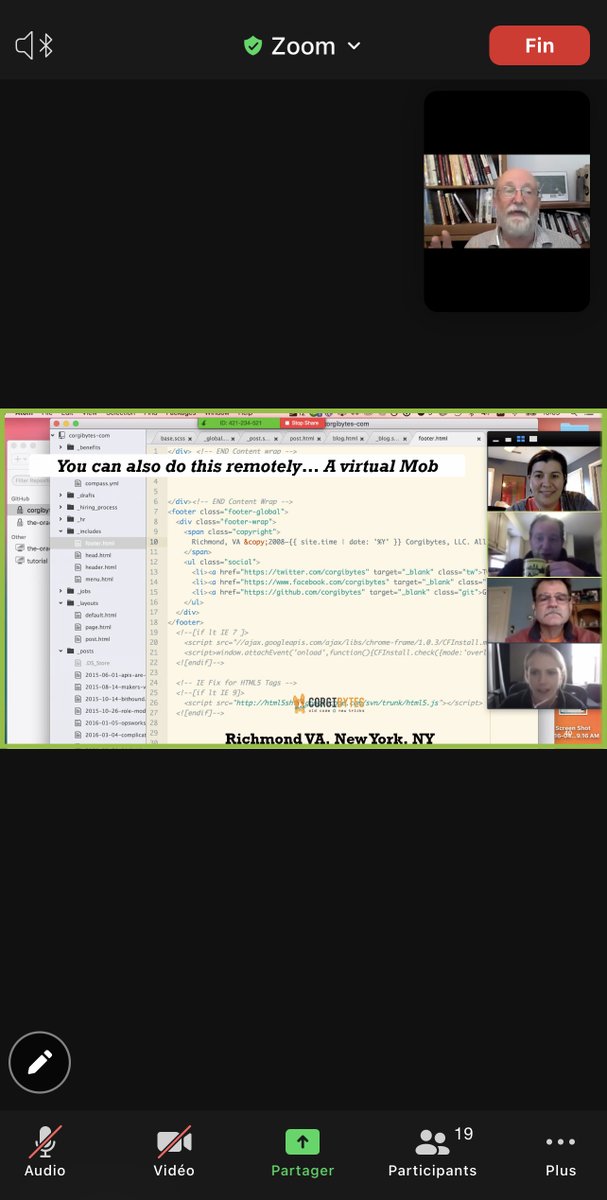It’s time!
@Woody Zuill is facilitating right now his #mobprogramming masterclass and #beyondestimates workshop during 6 sessions of 3 hours.
cc <a href="/onepoint/">Onepoint</a> , <a href="/SOAT/">ICHC.sonofatweet</a>, <a href="/SHODOioFR/">Shodo</a> , <a href="/Maxime_gelle/">Maxime GELLE</a>, <a href="/frchiron/">Freddy Chiron</a>, <a href="/CedricRup/">Cédric Rup</a>  and <a href="/kynanhughes/">Kynan Hughes</a>