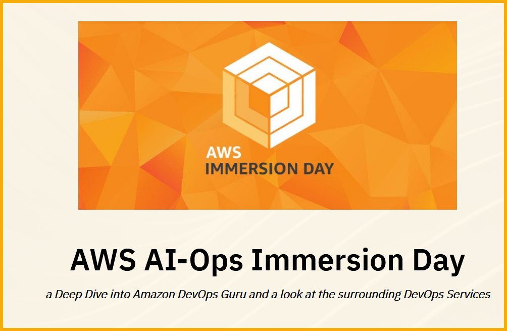 jeffbarr's tweet photo. #AWS AI-Ops Immersion Day (June 22, 2021) - "A Deep Dive into Amazon DevOps Guru and a look at the surrounding DevOps Services" from APN Partner Cloudar (@WeAreCloudar) - 
 https://t.co/eR87Au05Ma https://t.co/2uzM1deave