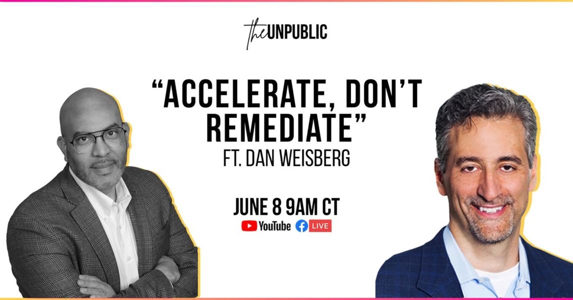 TNTP's tweet photo. Don't miss @DanWeisbergTNTP chatting with @CitizenEdu tomorrow at 10am EST about the data found in our latest release with @zearned #AccelerateDontRemediate!! 

https://t.co/ObJziASMS6

#TNTPFeatures #CitizenEd #theUnpublic https://t.co/xSVOu2ubWc
