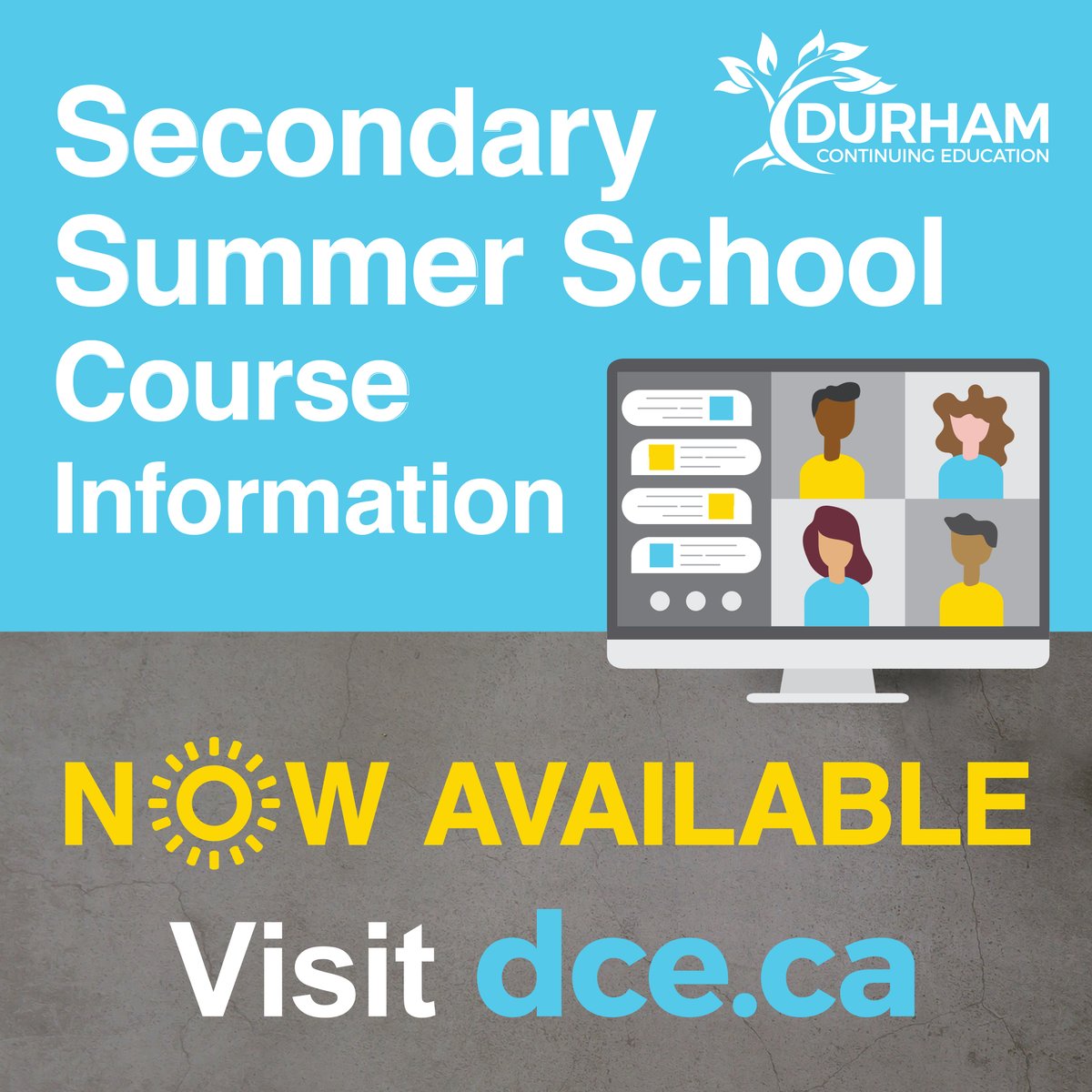 Durham District School Board (DDSB) (@ddsbschools) on Twitter photo Registration for <a href="/DurhamConEd/">DurhamConEd</a> secondary summer school programs is now open! Check out the available courses and register today at: bit.ly/3r71R6x. #DDSBSuccess Registration for <a href="/DurhamConEd/">DurhamConEd</a> secondary summer school programs is now open! Check out the available courses and register today at: bit.ly/3r71R6x. #DDSBSuccess