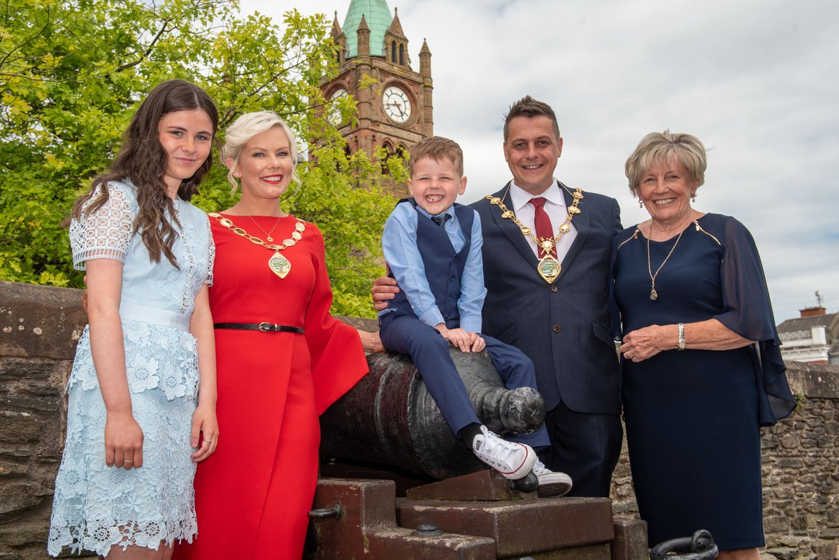 dcsdcouncil's tweet photo. Alderman Graham Warke was instated as the new Mayor of Derry City and Strabane District Council at last night’s Annual General Meeting.

Councillor Christopher Jackson was also instated as Deputy Mayor for 2021/22.

More info: https://t.co/b25uYgpFMF https://t.co/YVSm1zjwq2