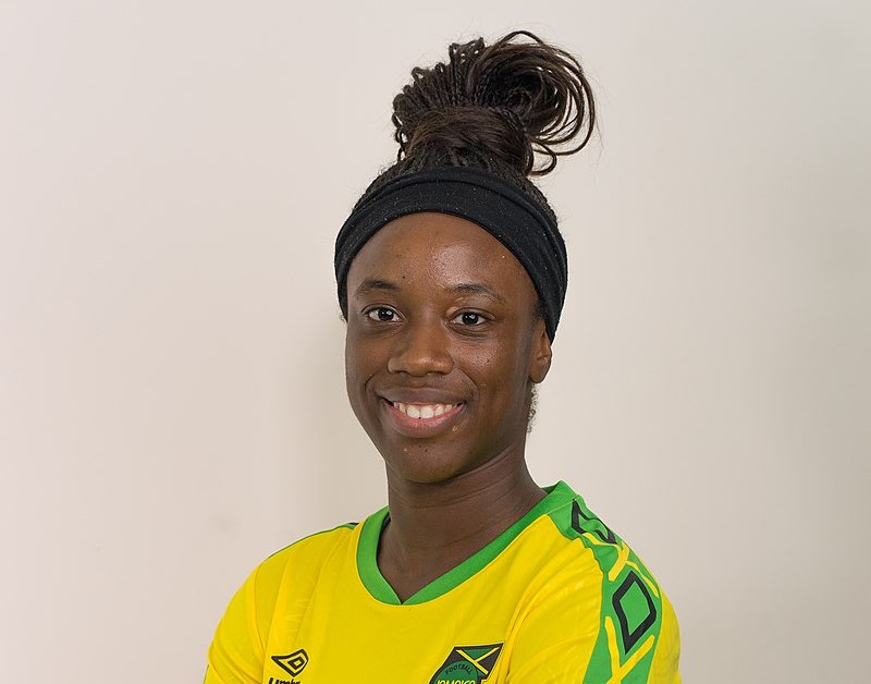 Jamaican Reggae Girlz Player Tiffany Cameron a Member of Hungarian Cup Winning Team