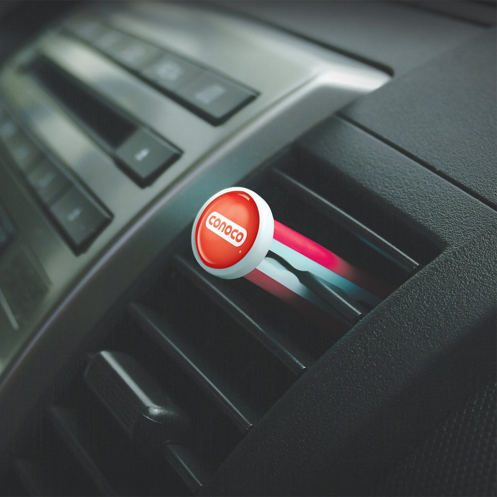 HandStandsPROMO's tweet photo. The Hot Rod slides gently inside your car’s air conditioning vent while the A/C system circulates fresh scents from the stick. Brilliant full color Fireglaze™ imprint displays brand where it can be viewed and smelled every day. https://t.co/DdnvgufQB3