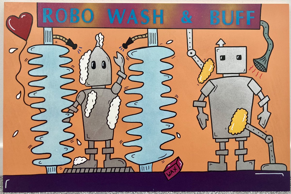 even_robots's tweet photo. Even Robots Need A Wash…..
Part 86 of the Even Robots series.
#illustration #illustrationart #draw #art #wash https://t.co/FlhPWvYFeK