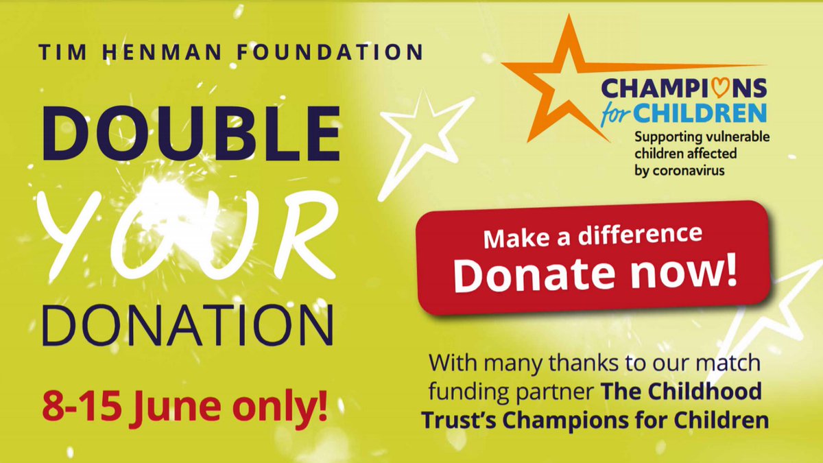 Tim Henman Foundation tweet media