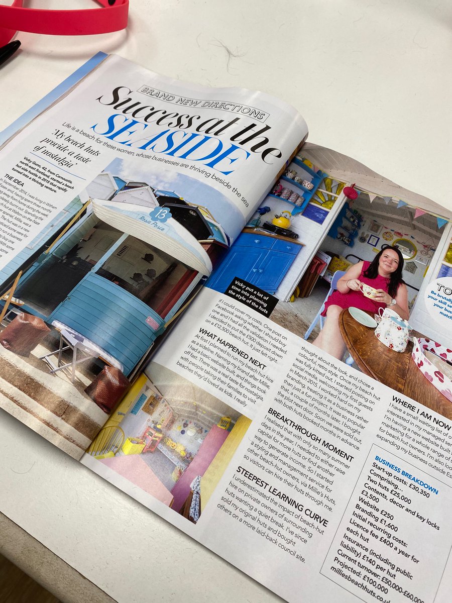 Millies_Huts's tweet photo. Thrilled to have worked with so many fab journalists including Woman and Home, Yours Magazine and The Observor this past week. With mentions also in The Telegraph, Londonist, Guardian and Devon Daily appearing #grateful doesn’t quite sum it up! #beachhut #yearofthebeachhut https://t.co/65SZ6qMmkT