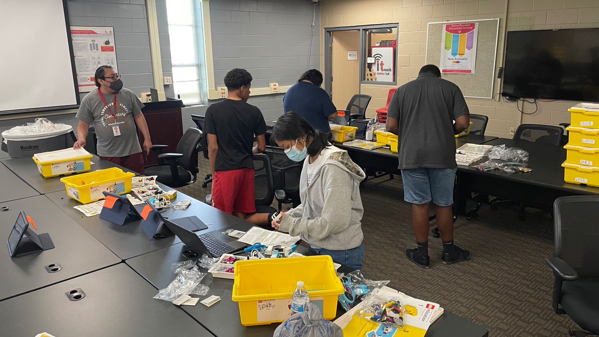 Jacob Luévano (@jacobtech) on Twitter photo It is like Christmas morning in <a href="/ManorISD/">Manor ISD</a> . Our #LEGO Spike Prime kits are being organized and updated by our wonderful Student crew. Can't wait to get the Summer STEM camp underway. Thank You <a href="/DrHodgin/">Claire Hodgin</a> for putting this all together! #ScholarsFirst <a href="/LEGO_Education/">LEGO Education</a> It is like Christmas morning in <a href="/ManorISD/">Manor ISD</a> . Our #LEGO Spike Prime kits are being organized and updated by our wonderful Student crew. Can't wait to get the Summer STEM camp underway. Thank You <a href="/DrHodgin/">Claire Hodgin</a> for putting this all together! #ScholarsFirst <a href="/LEGO_Education/">LEGO Education</a>
