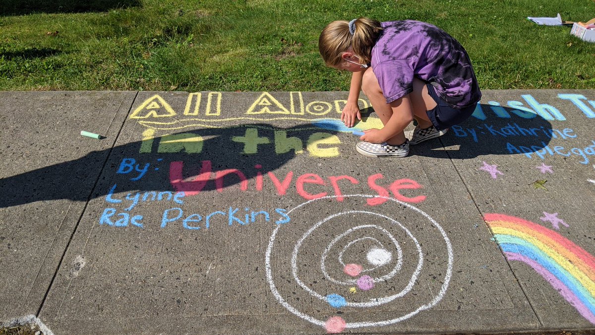 belinski_mrs's tweet image. 5th graders kicked off summer reading by Chalking the Walk with their favorite book recommendations. @MrsLisotto @OPSchoolsNJ @GMartinez_OP @JoshD_OP
