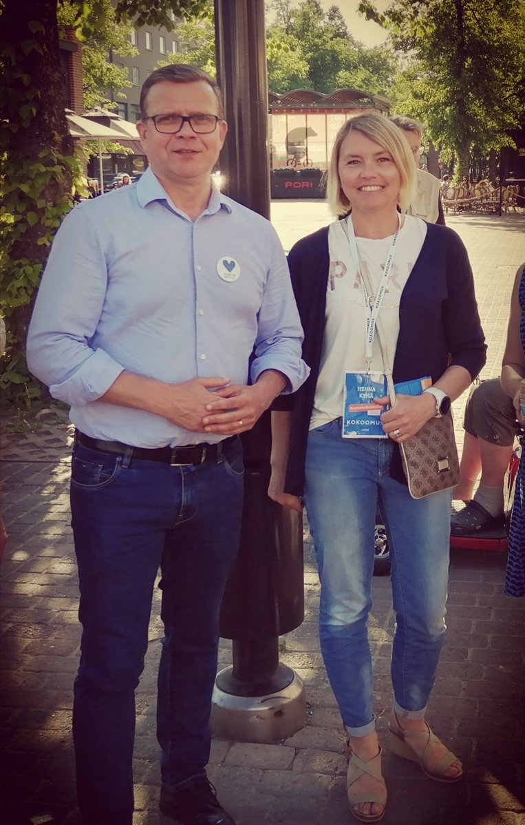 Kohtaamisia Porissa. #kokoomus #kuntavaalit2021 #288 #kakskasikasi #sinunasiallasi #ehdollaollaan #muistaäänestää #parastaporissa #munporionkaunis #kokoomusnaiset #kokoomusporissa