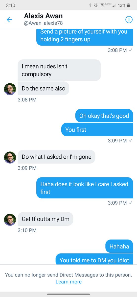 Stephan71815994's tweet photo. Lady's if you see him in your comments don't even bother DM him I told him to do something soo simple to see if he's real and he couldn't even do that and I asked first and he blocked me right after 😂😂😂 his name is Alexis Awan don't bother #fakesugardaddy #scam https://t.co/n1HzHiYnUG