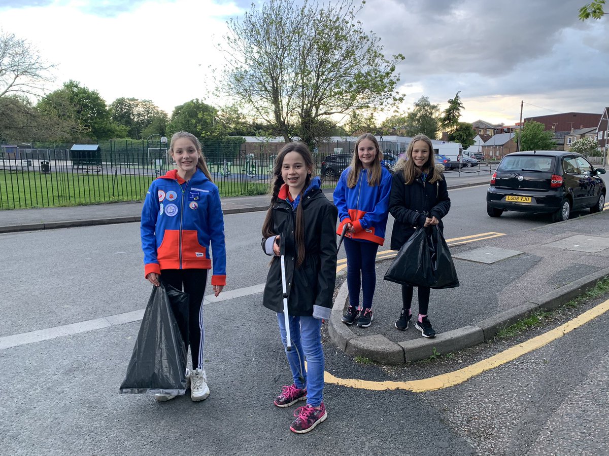 gguidingware's tweet photo. Members of the District have been out and about litter picking. 🗑  A great effort from all involved. 👏 Luckily there wasn’t a lot of litter. @WareTownCouncil @WareOnline https://t.co/QhpbQL9OD3