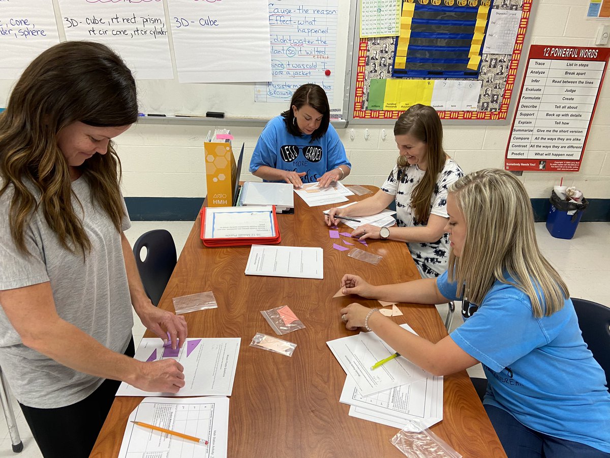 Spending the day thinking about math!  What a way to kick start the summer! #semmesational <a href="/AMSTIUSA/">AMSTI USA</a> #AMSTI4ALL