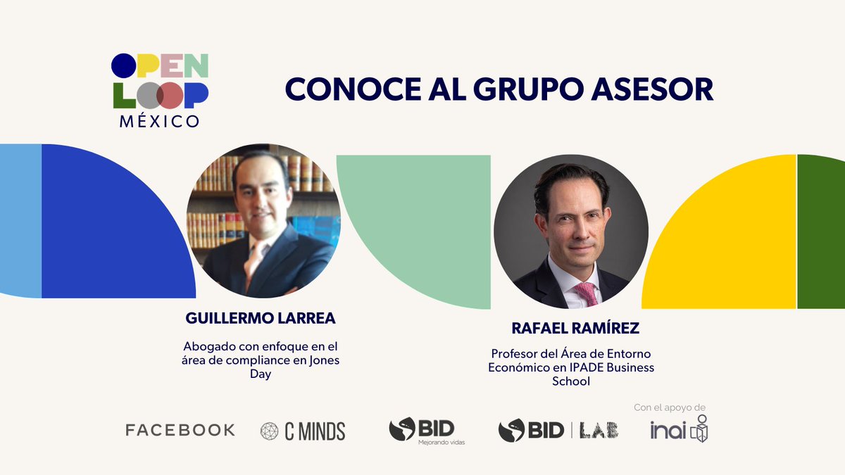 CMinds_co's tweet photo. Tenemos la fortuna de contar en #OpenLoopMexico con un grupo de especialistas sumamente valioso en temas de #IA 🤖

Te presentamos a los especialistas que han estados involucrados en el programa 🤩 @JonesDay @RRamirezdeAlba @PolarBearby 
 
 https://t.co/LtFhi9Zvrk 👈 https://t.co/vexSOnXNd8