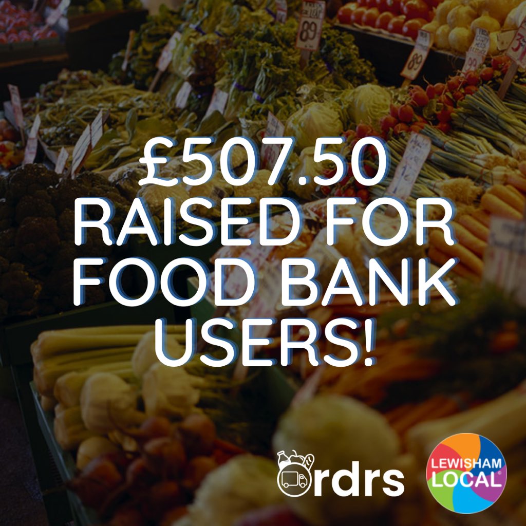 Thank you for all of your donations!

The lovely <a href="/lewishamlocal/">Lewisham Local</a> have added an extra £250 to our joint-campaign to support food bank users access healthier foods and more cultural options! 🎉

We will be finalising exactly how we will be spending the budget and keep you posted!