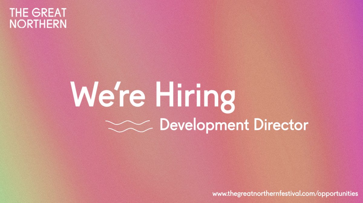 Join our team! We are seeking a Development Director to raise funds year-round to support organizational and festival operations and increase impact/capacity of The Great Northern. Learn more at bit.ly/3wdXlGI.